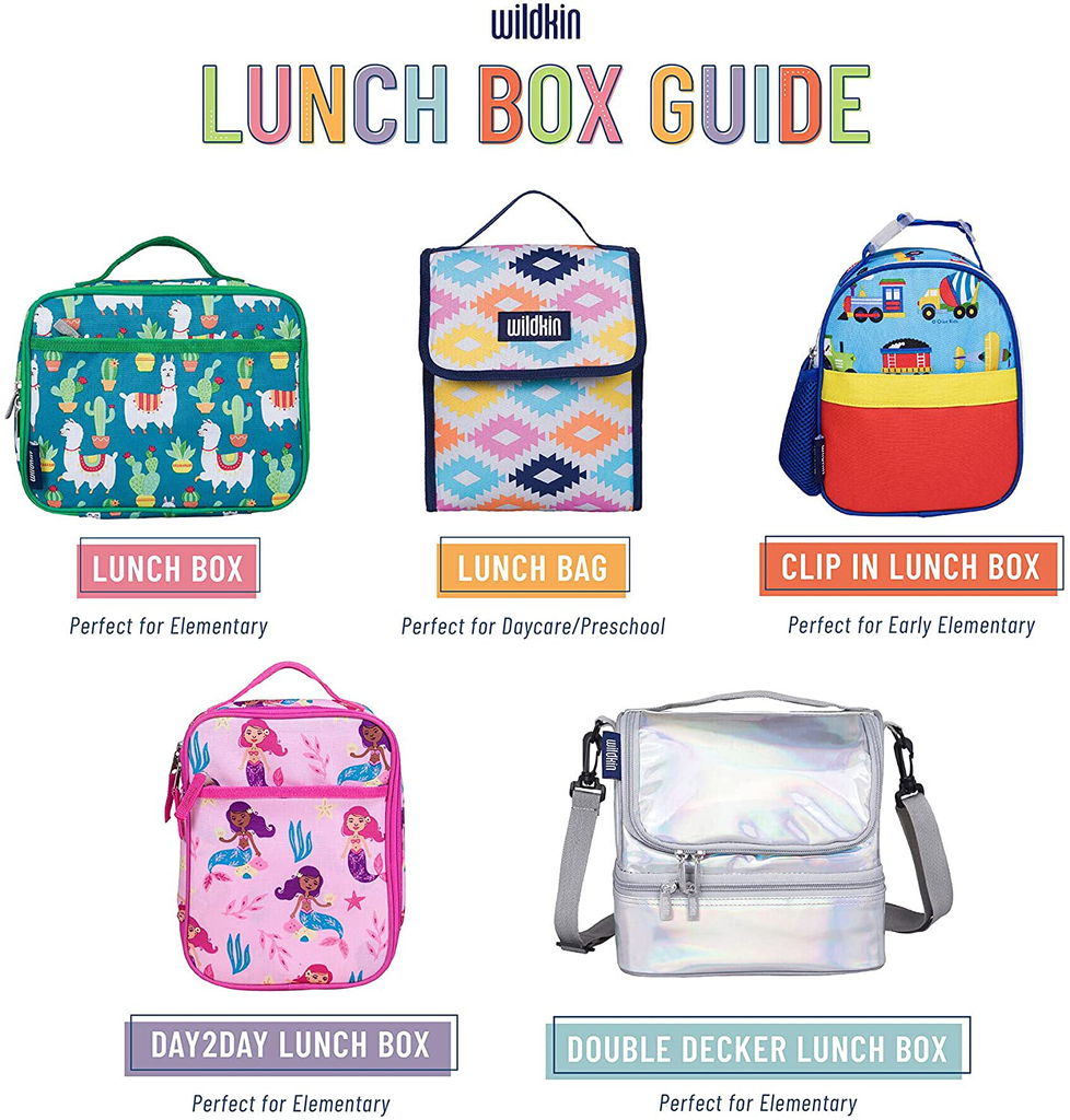 Wildkin Kids Insulated Lunch Box Bag for Boys and Girls, Perfect Size for Packing Hot or Cold Snacks for School and Travel, Mom's Choice Award Winner, BPA-free, Olive Kids (Out of this World)