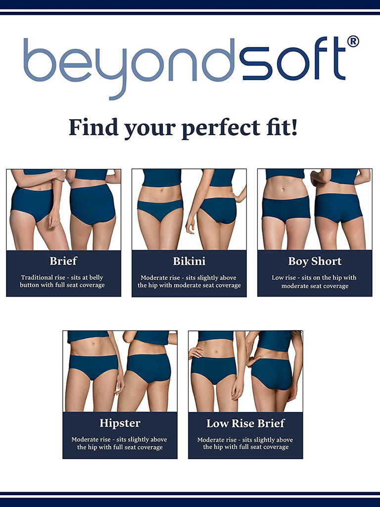 Fruit of the Loom Women's 6 Pack Beyondsoft Panties