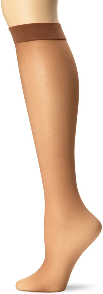 Hanes Silk Reflections Women's Knee High With No Slip Band