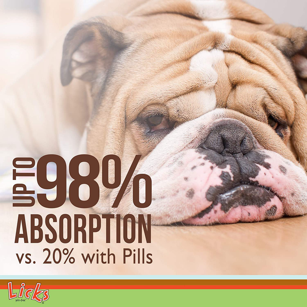 Licks - Little Dog Joint Supplement + Heart Supplement - Dog Omega 3 Supplement - LiquiPaks - 10 Use