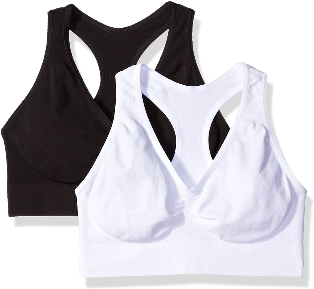 2 Pack Hanes Ultimate Women's Comfy Support Wire-free Bra