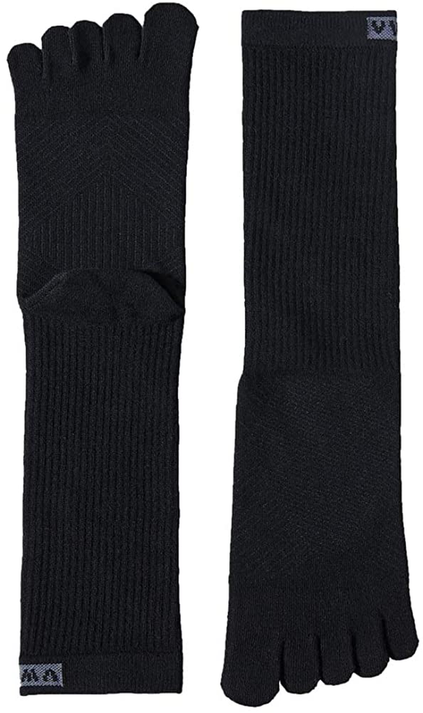 VWELL Toe Socks Cotton Athletic Running Five Finger Socks 3 Pairs,Size 7-11