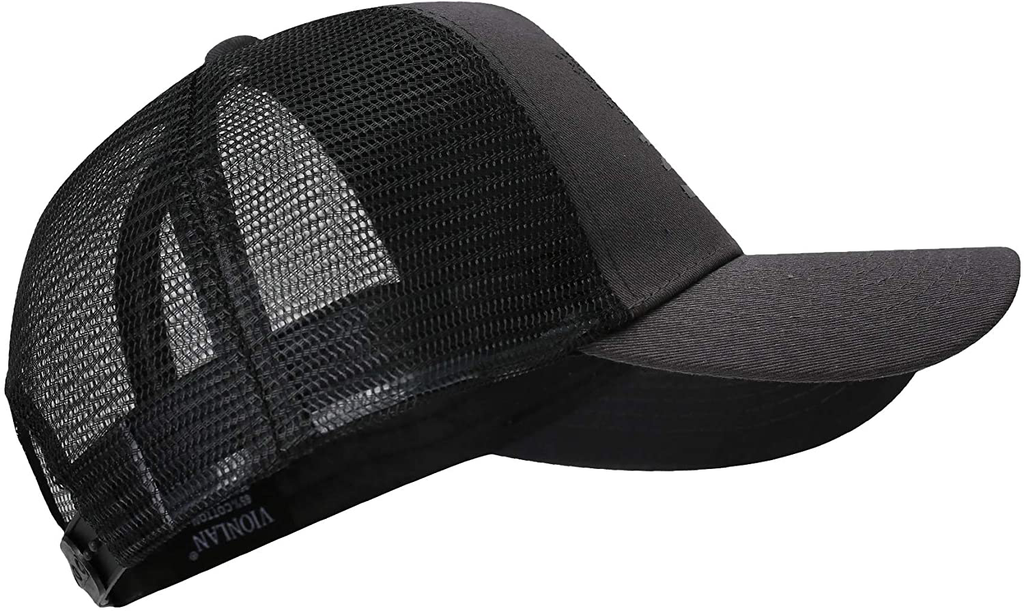 VIONLAN Baseball Cap American Flag Trucker Hat for Men Women 3D Embossed Logo Adjustable Outdoor Mesh Snapback Hat