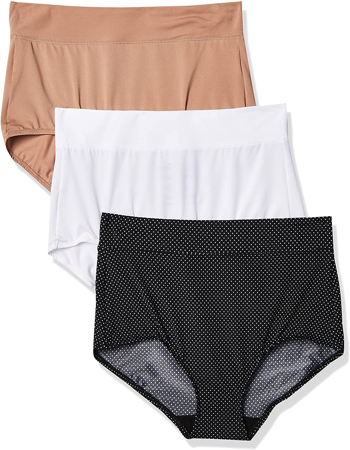 Warner's Blissful Benefits No Muffin Top Panties Women Underwears Medium 3  Pack