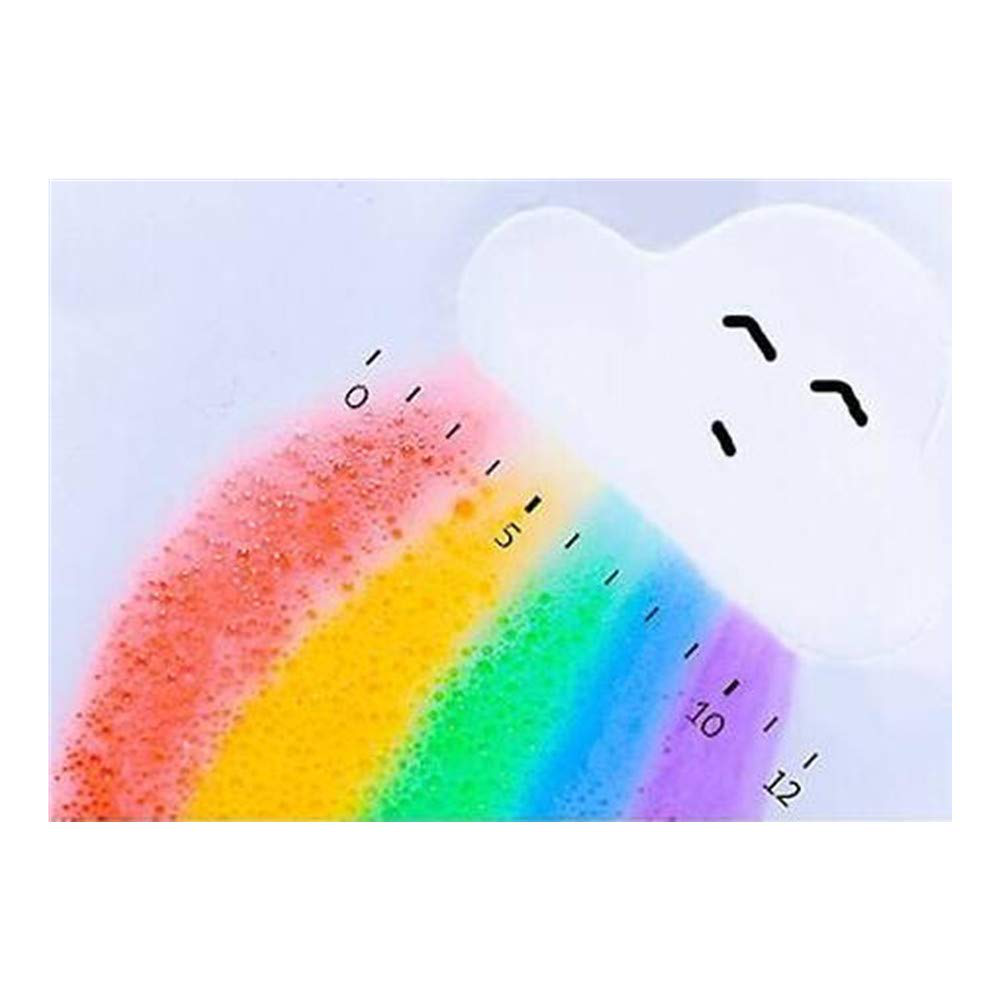 ZTOONE Rainbow Cloud Bath Bomb, Float on Water&Release Vivid Rainbow Color, Moisturize Dry Skin,Good for Bubble & Spa Bath (1-Pack)