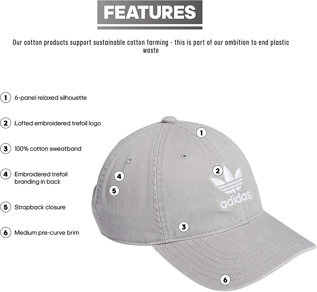 adidas Originals Men's Relaxed Strapback Cap