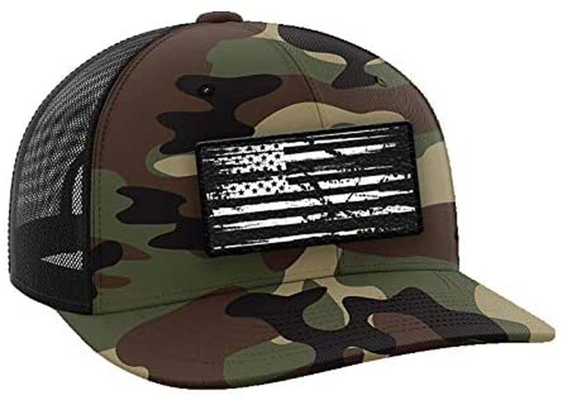American Flag Baseball Cap Flexfit Vintage Tactical Cap – Cotton Blend, Hook & Loop Patch Area, Includes American Flag Patch Flexfit Tactical Hat - Foto 6