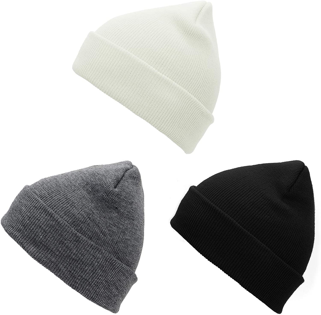 Men's Beanie Caps Classic Winter Hats Mens Beanies Warm Skull Cap Unisex Daily Headwear