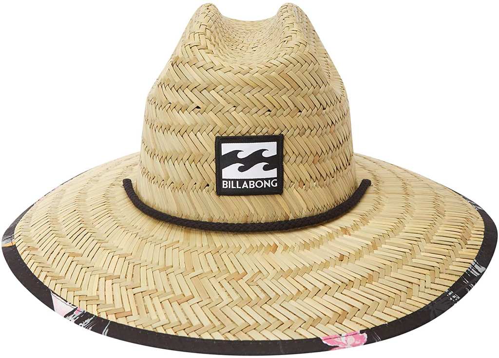 Billabong Men's Classic Printed Straw Lifeguard Hat