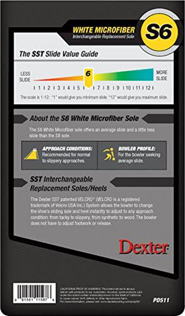 Dexter S6 Microfiber Sole