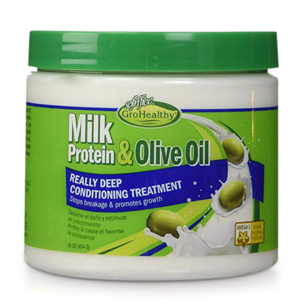 Milk Protein & Olive Oil Hair Deep Conditioning Treatment Hair Mask 
