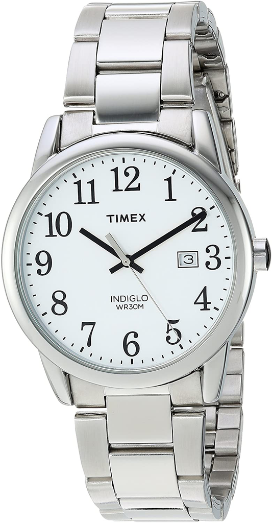 Timex Men's Easy Reader Date Stainless Steel Bracelet 38mm Watch