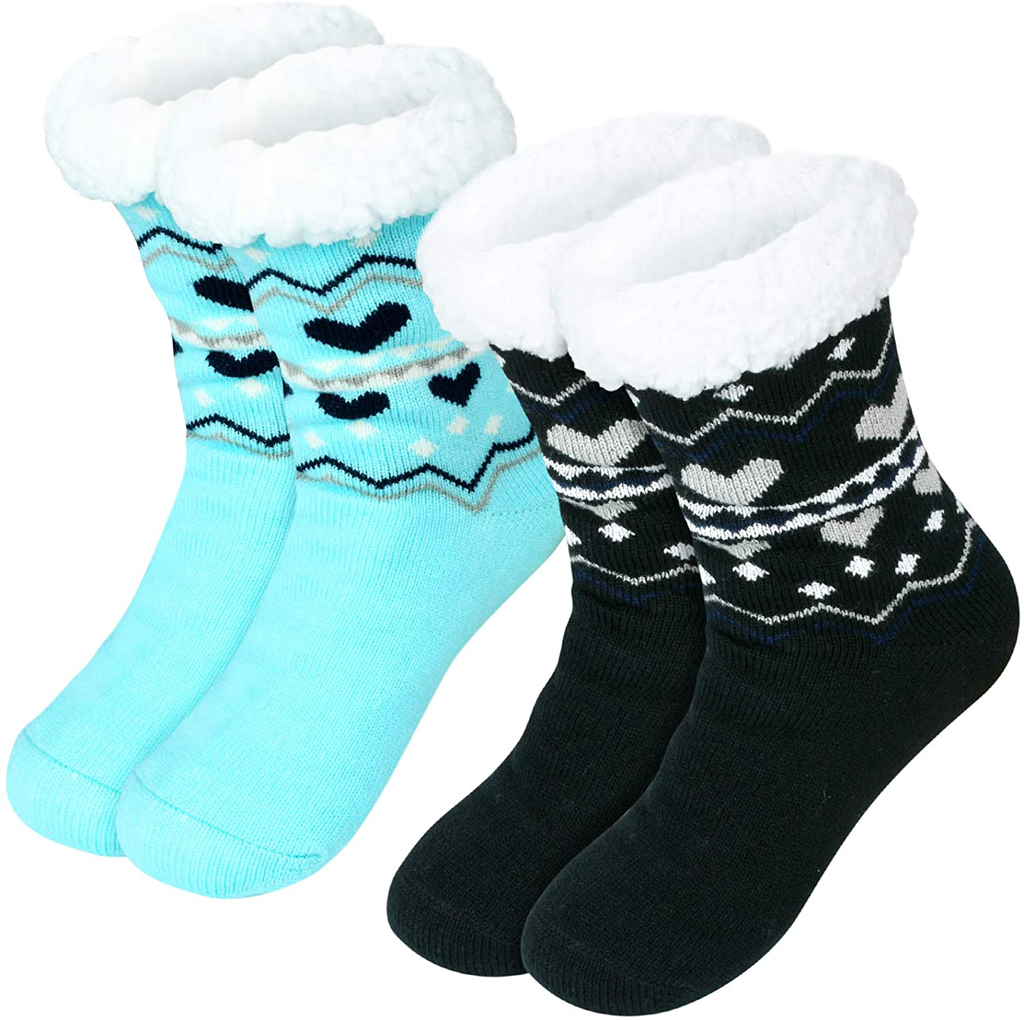 Women'S Winter Socks Gift Box Free Size Thick Wool Soft Warm Casual Socks for Women Socks