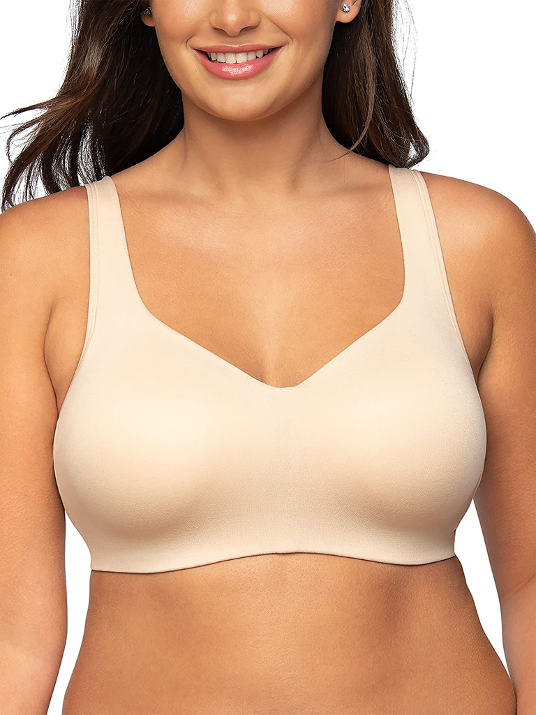 Vanity Fair Women’s Beyond Comfort Seamless Back Wireless Bra (34B-44DD)