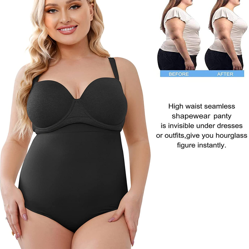 Women's Shapewear - Tummy Control High-Waist Seamless Shaping Panties 