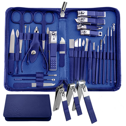 30-Piece Manicure Set Professional Kit with Case