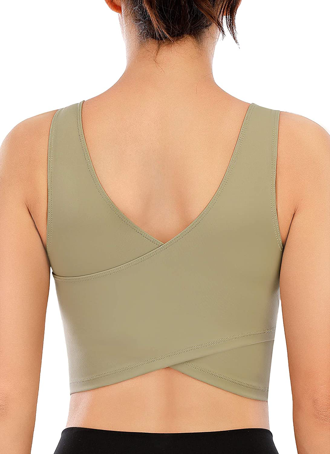 Vorcy Womens Padded Sports Bra Fitness Workout Running Camisole