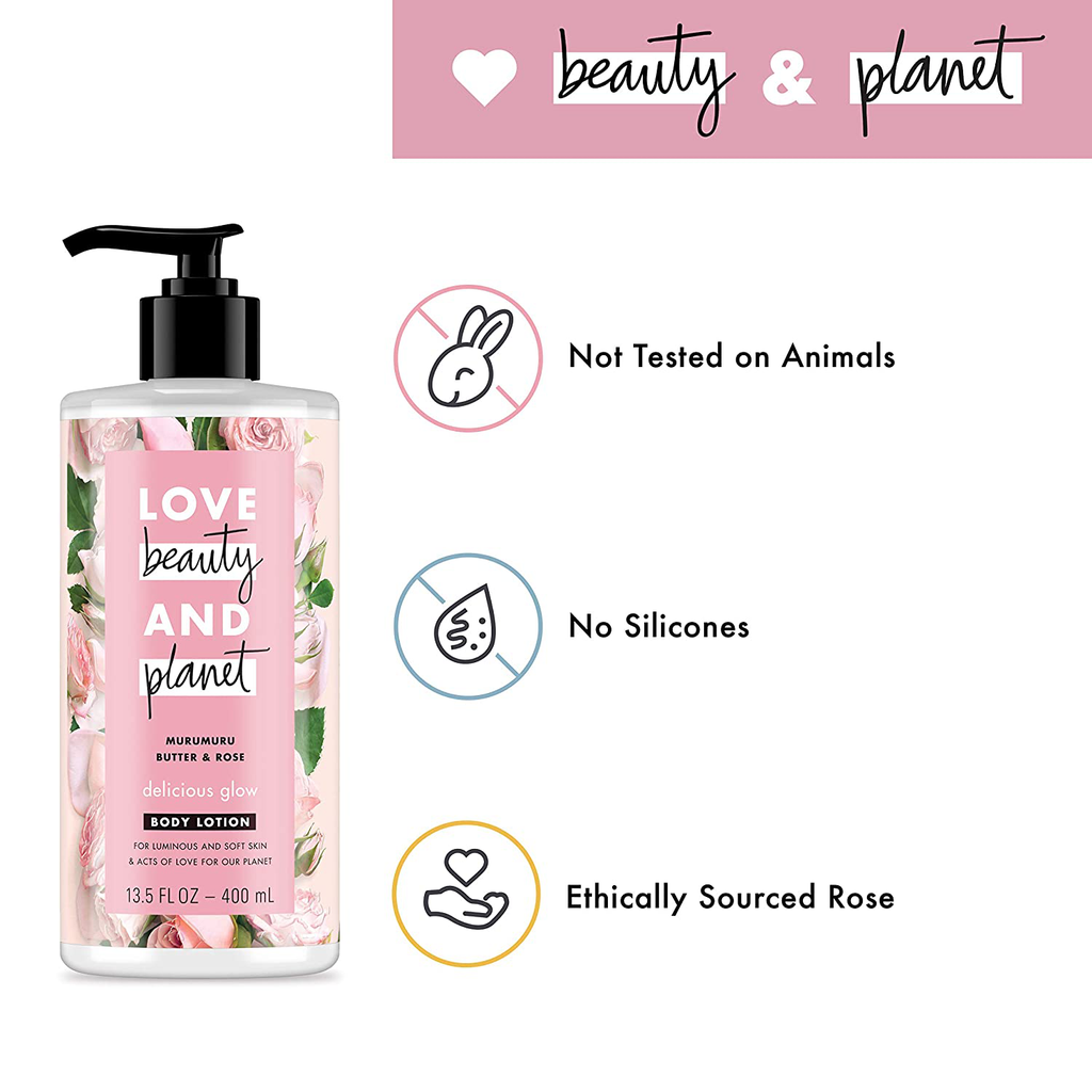 Love Beauty & Planet Body Lotion Argan Oil and Lavender 13.5 Oz
