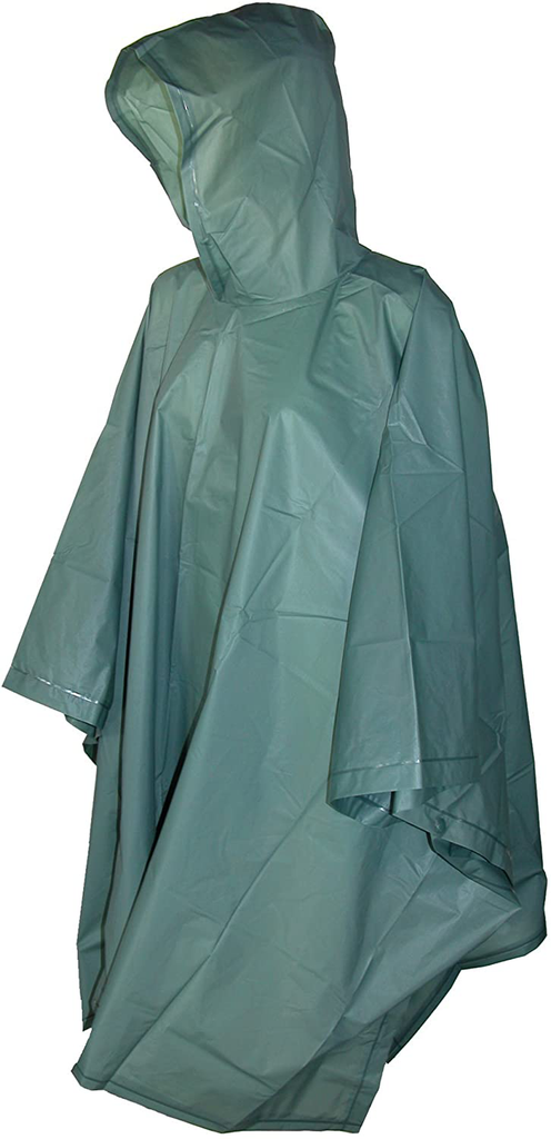 totes Hooded Pullover Rain Poncho with Side Snaps
