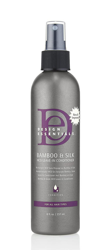 Design Essentials Natural Bamboo & Silk HCO Strengthening Leave-In Conditioner for All Hair Types