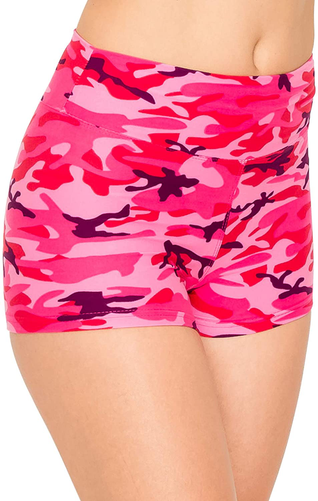 ALWAYS Women Workout Yoga Shorts - Premium Buttery Soft Solid Stretch Cheerleader Running Dance Volleyball Short Pants