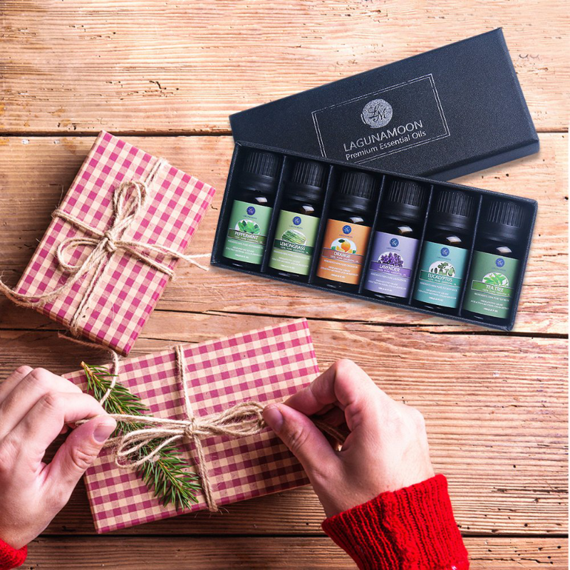 6 Piece Aromatherapy Essential Oils Gift Set 