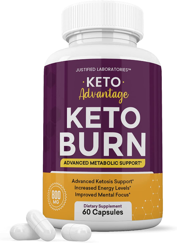 Keto Burn Supplement Includes Apple Cider Vinegar 60 Capsules