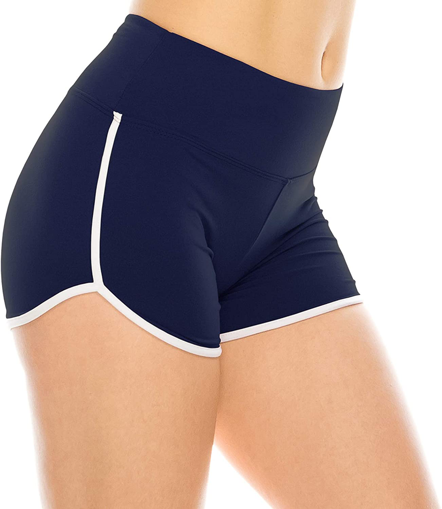 ALWAYS Women Workout Yoga Shorts - Premium Buttery Soft Solid Stretch Cheerleader Running Dance Volleyball Short Pants