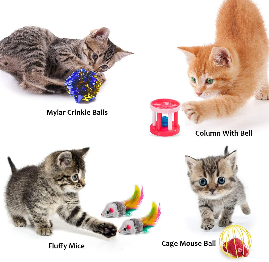 31 PCS Cat Toys Kitten Toys Assortments