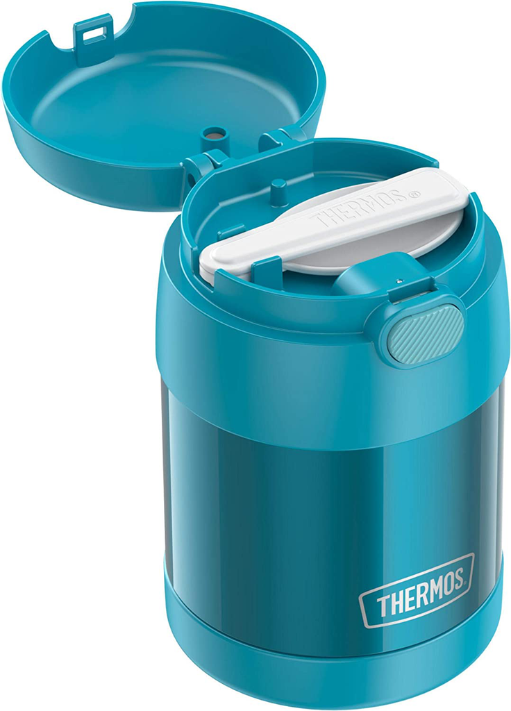 THERMOS FUNTAINER 10 Ounce Stainless Steel Vacuum Insulated Kids Food Jar, Frozen 2