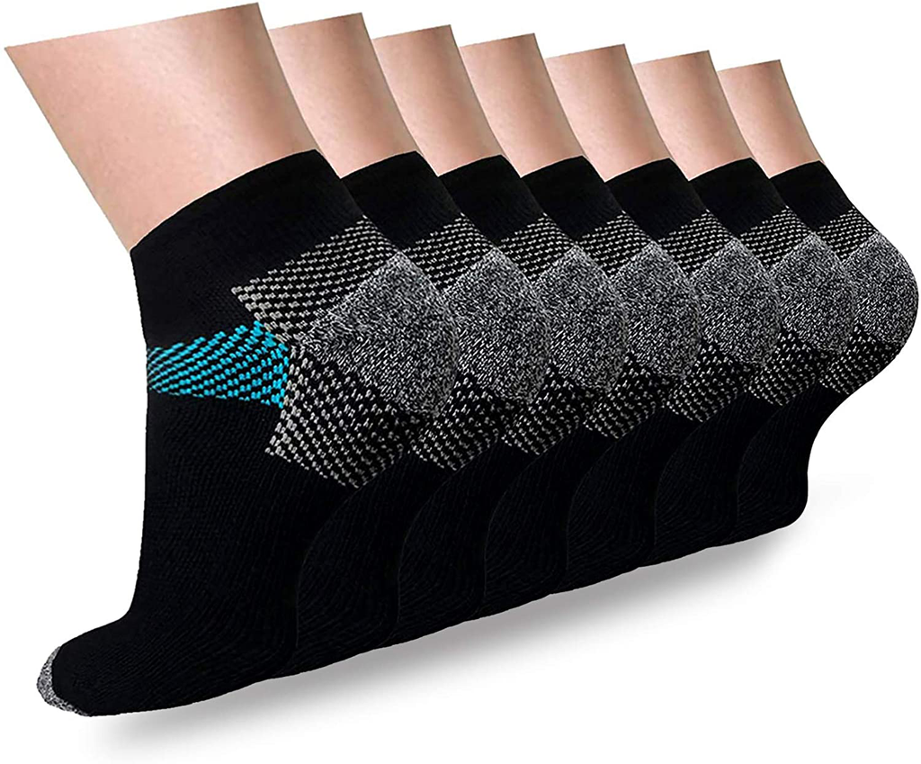 Compression Socks Plantar Fasciitis for Women Men - 8-15 mmHg Best for Athletic,Support,Flight Travel,Nurses,Hiking