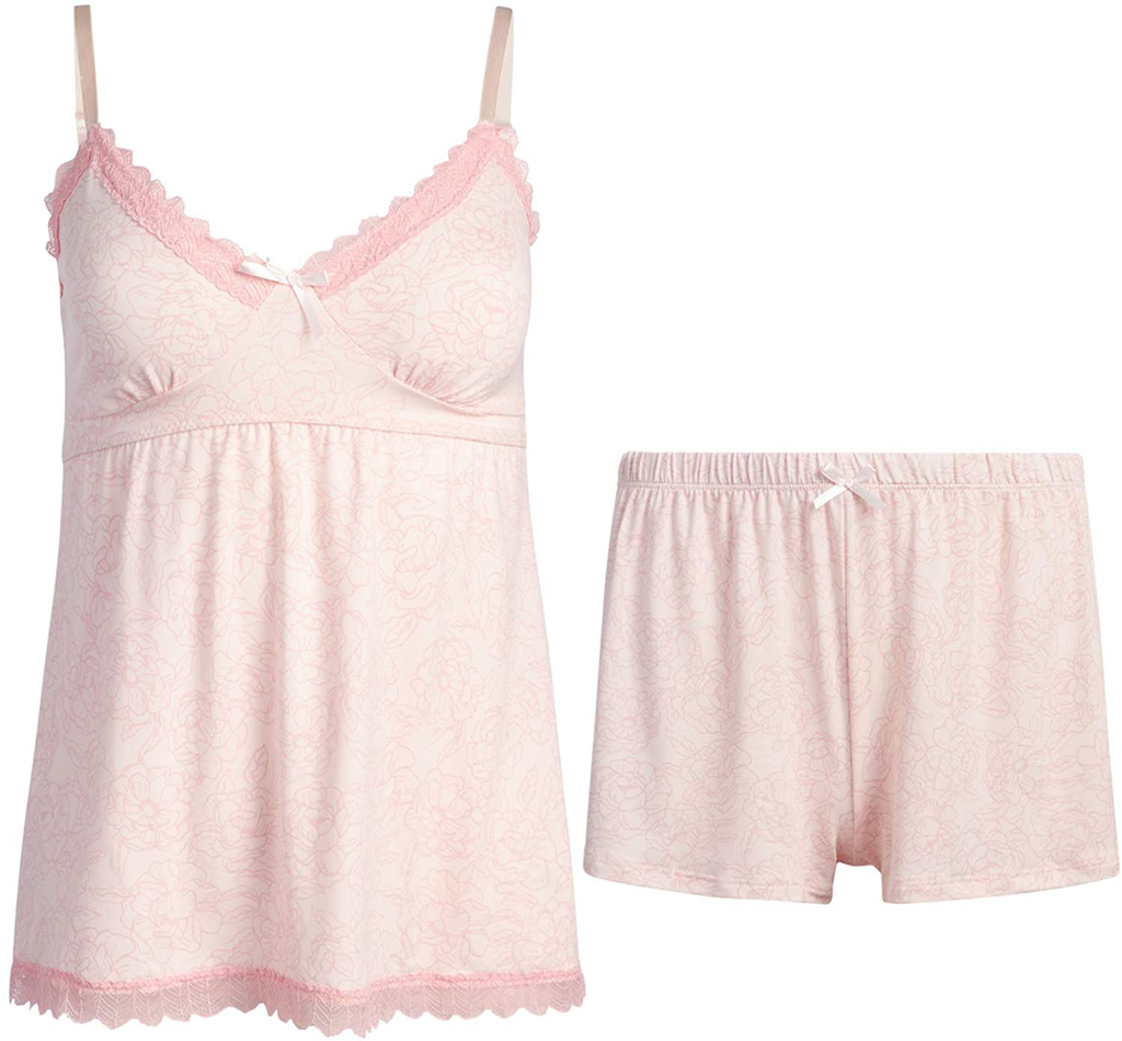 Marilyn Monroe Women's Pajama Set- 2-Piece Micro Shorts and Cami Sleepwear Set