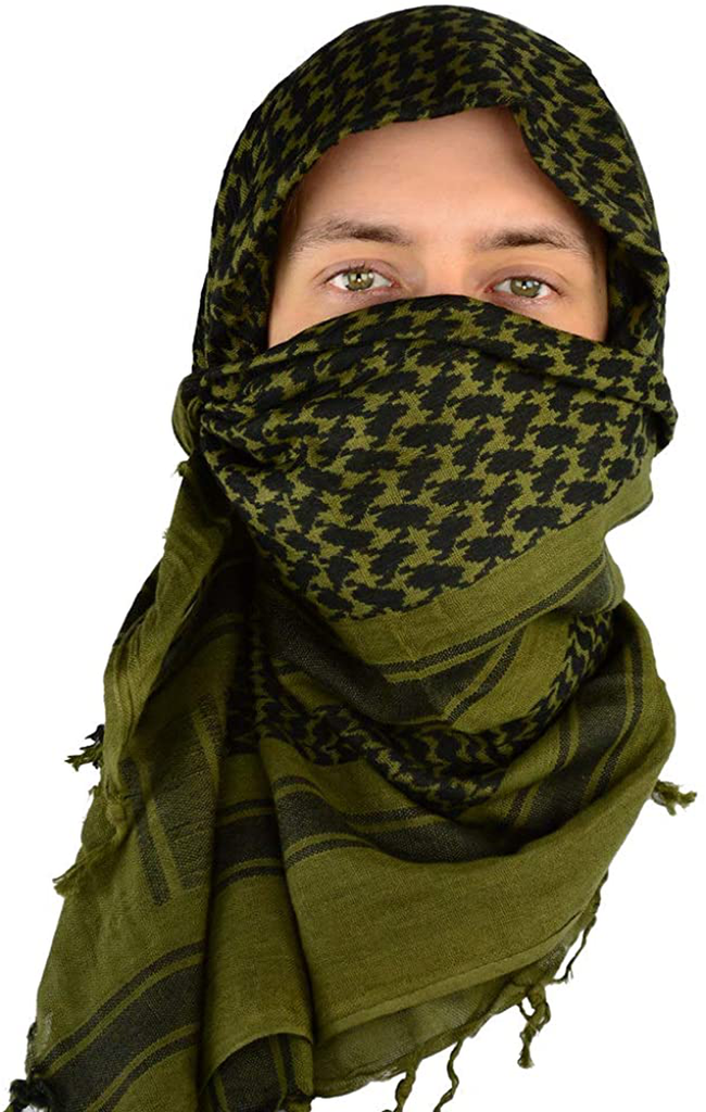 Mato & Hash Military Shemagh Tactical 100% Cotton Scarf Head Wrap