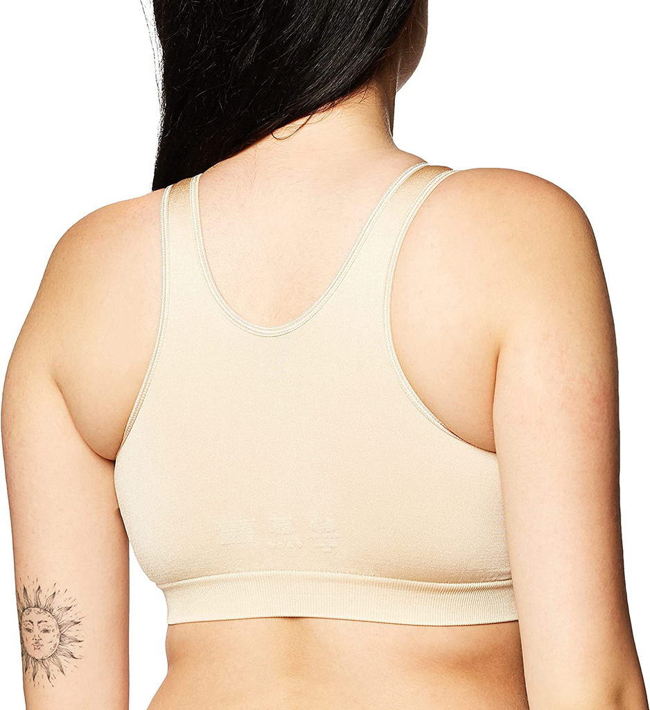 Fruit of the Loom Women's Seamless Pullover Bra With Built-in Cups