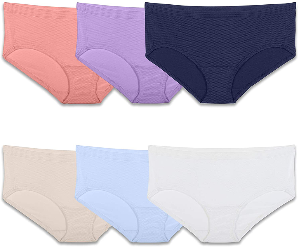 Fruit of the Loom Women's Breathable Underwear (Regular & Plus Size)