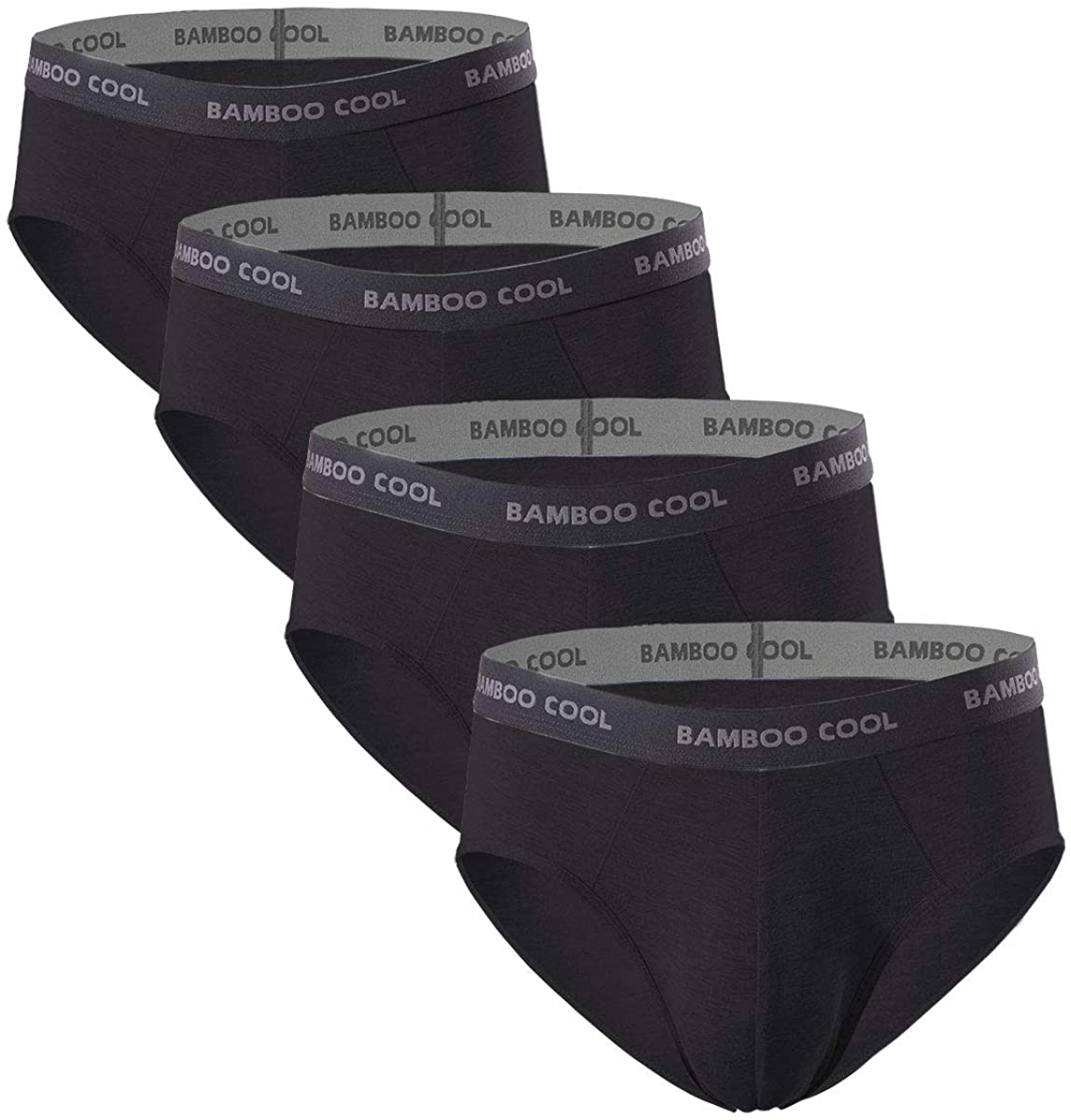 BAMBOO COOL Men's Underwear boxer briefs Soft Comfortable Bamboo Viscose  Underwear Trunks (4 or 7 Pack)