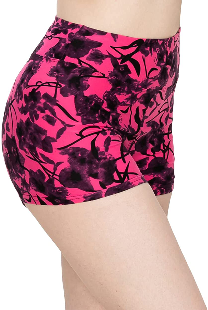 ALWAYS Women Workout Yoga Shorts - Premium Buttery Soft Solid Stretch Cheerleader Running Dance Volleyball Short Pants