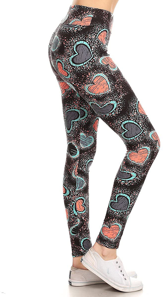 Leggings Depot Yoga Waist REG/Plus Women's Buttery Soft Fashion Leggings