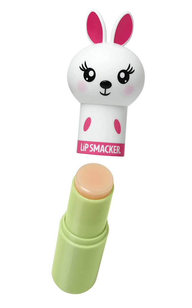 Lip Smacker Lippy Pal Lip Balm, Foxy Apple Flavor with Panda Cuddly Cream Puff 0.14 Ounce