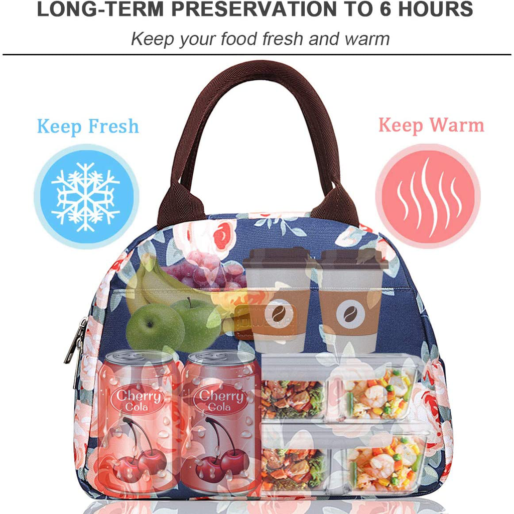 Lunch Bags for Women Lunch Tote Bag Insulated Lunch Boxes Cooler Bag for Work Picnic