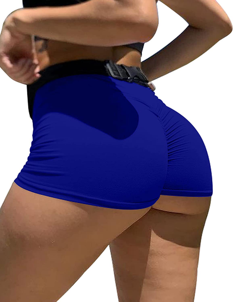 BZB Women's Booty Shorts High Waist Yoga Pants Gym Running Workout Shorts  Butt Lifting Hot Pants, Black, Small : : Clothing, Shoes &  Accessories