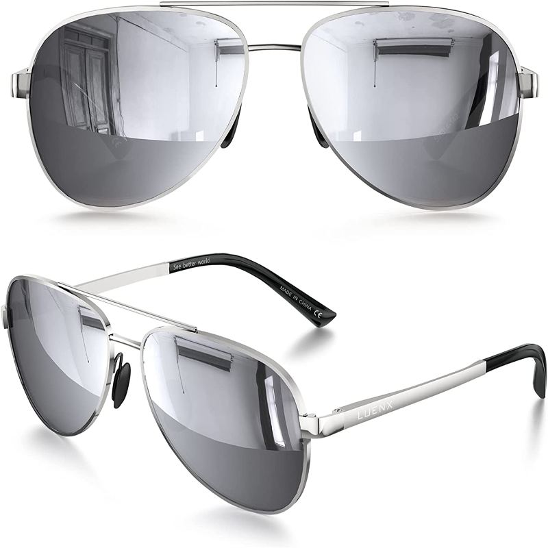 Unisex Aviator Sunglasses with UV400 Protection