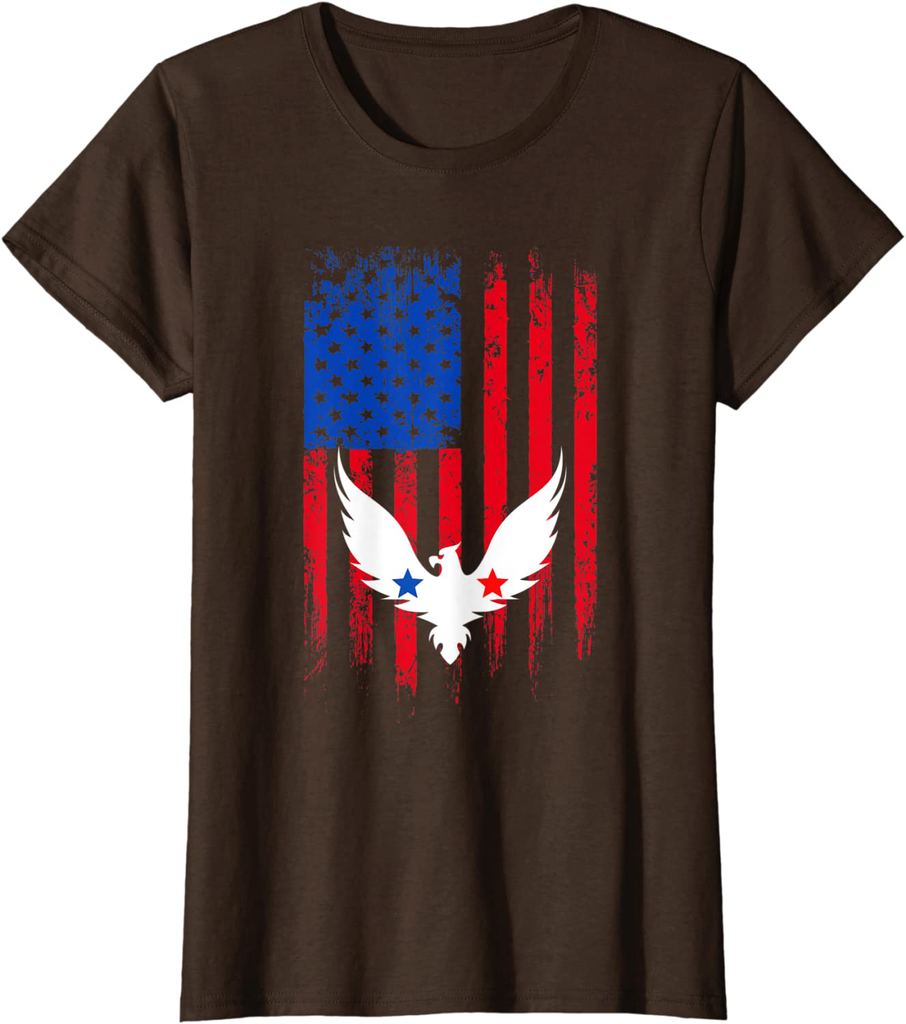 Eagle American Flag Independence United States America T-Shirt