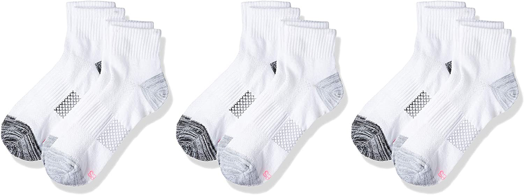 Hanes womens 6-pair Lightweight Breathable Ventilation Ankle Socks