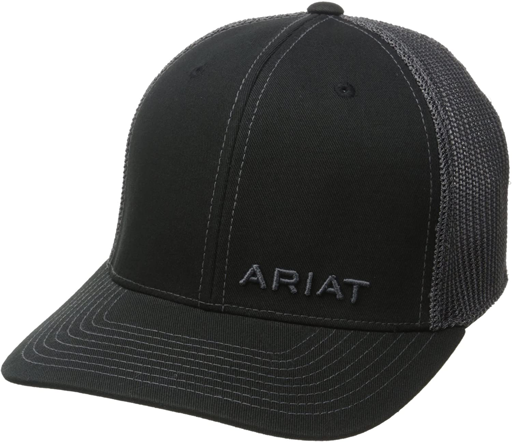 Ariat Men's Solid Black Corner Brand