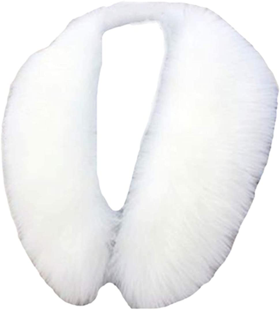 LDFWAY Faux Fur Collar Scarf Hood Collar Shawl Stole Neck Warmer for Winter Coat