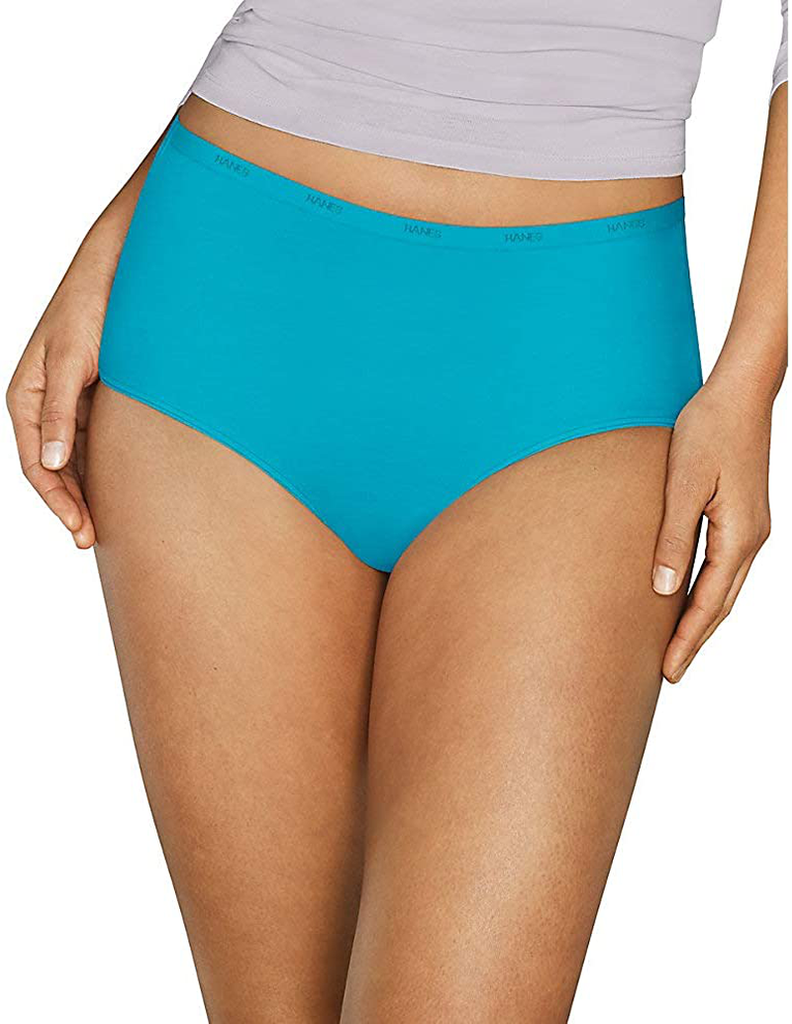 Hanes Women's Signature Breathe Cotton Brief Underwear 6-Pack