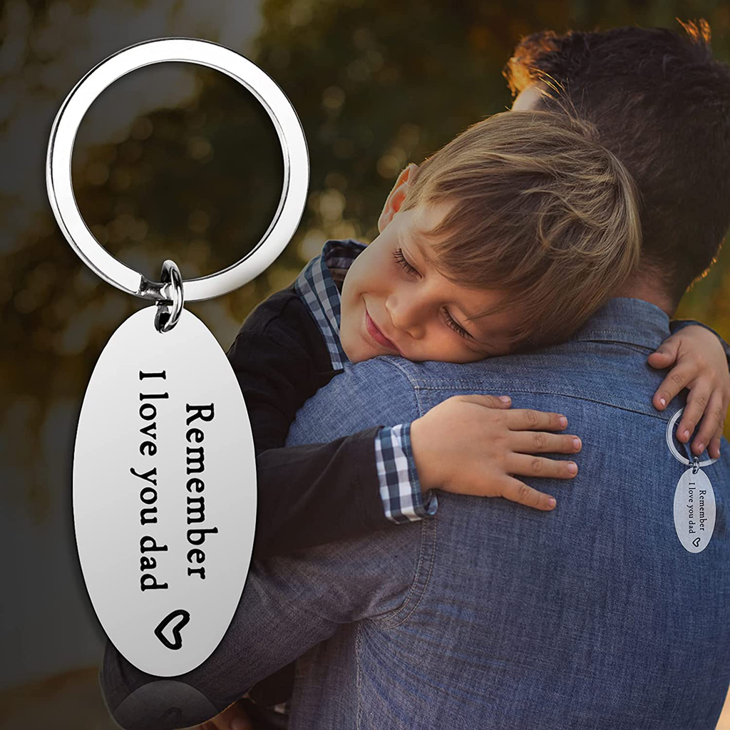 Dad Gifts for Fathers Day, Keychain Gifts for Dad from Son Daughter Birthday