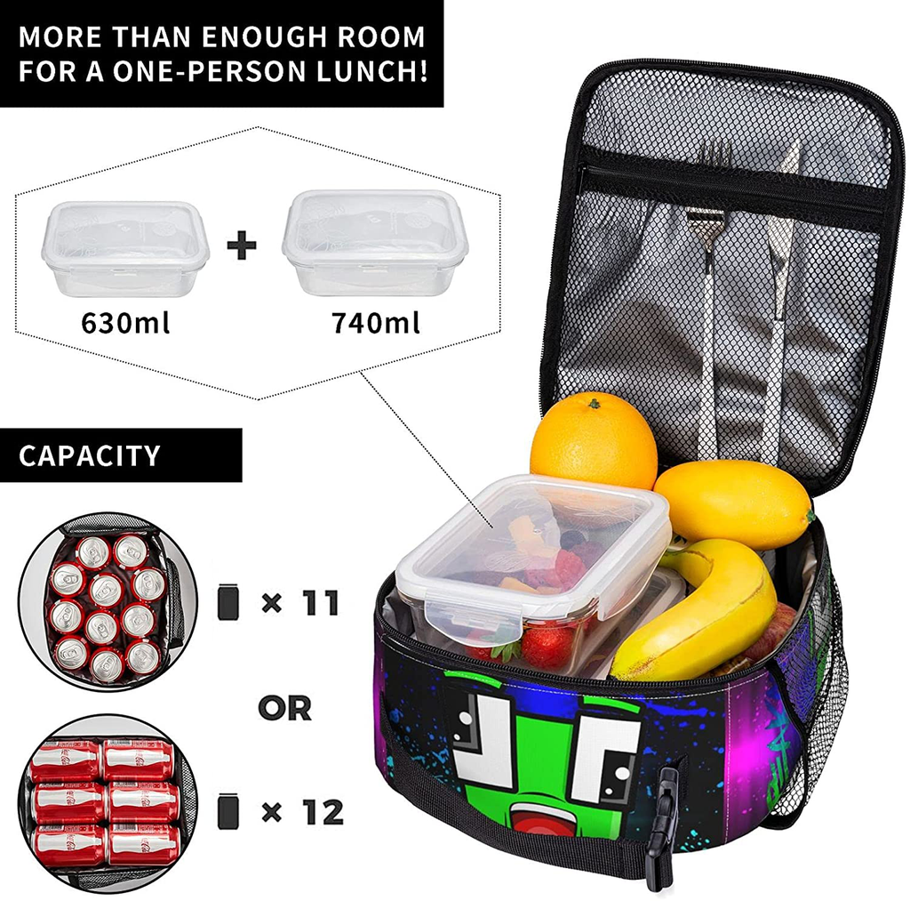 Portable lunch pack for boys and girls, Un-speakable reusable large-capacity lunch box container