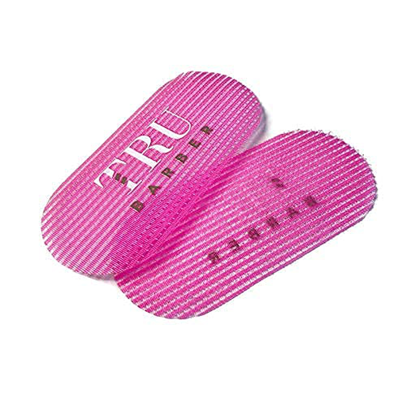 TRU BARBER HAIR GRIPPERS 2 COLORS BUNDLE PACK 4 PCS for Men and Women - Salon and Barber, Hair Clips for Styling, Hair holder Grips (Gray/Pink).